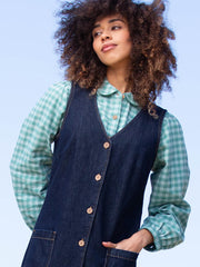 Purewell Denim Trägerrock