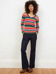Folke Stretch Denim Jeans Flare Stil