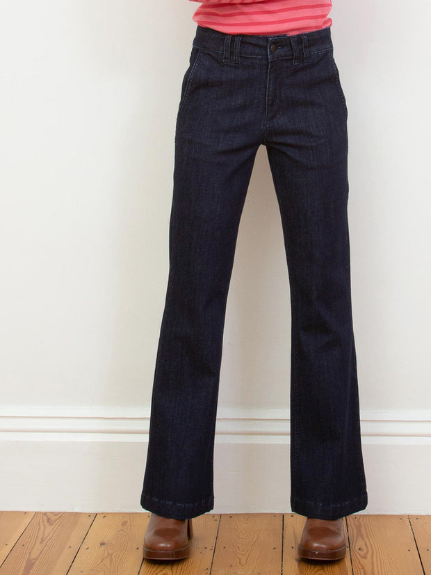 Folke Stretch Denim Jeans Flare Stil