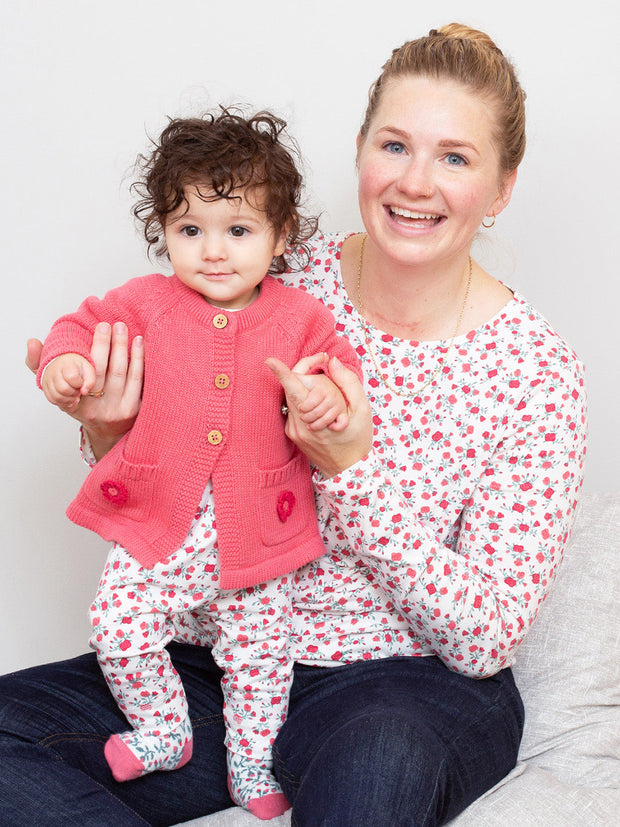 Sträußchen Strickjacke