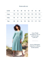 Worgret kariertes Flanellkleid 3/4 Ärmel
