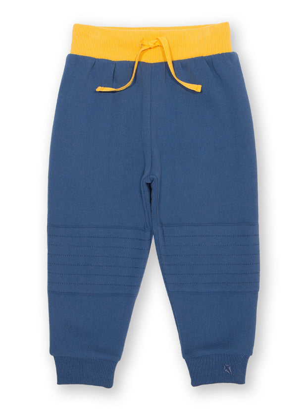 Stitch Patch Jogginghose Navyblau