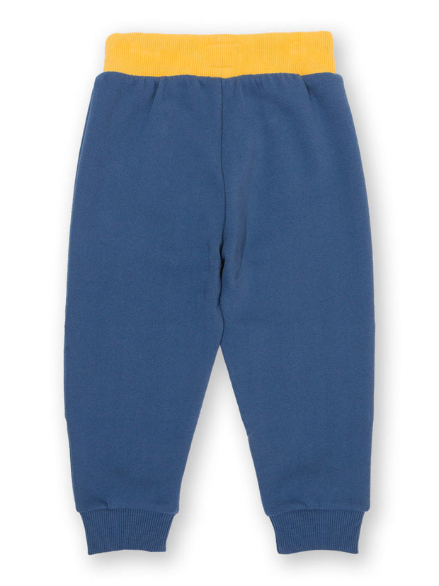Stitch Patch Jogginghose Navyblau