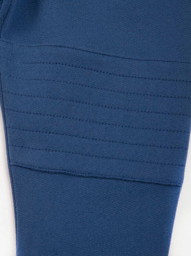 Stitch Patch Jogginghose Navyblau