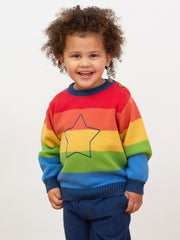 Regenbogenstern Pullover