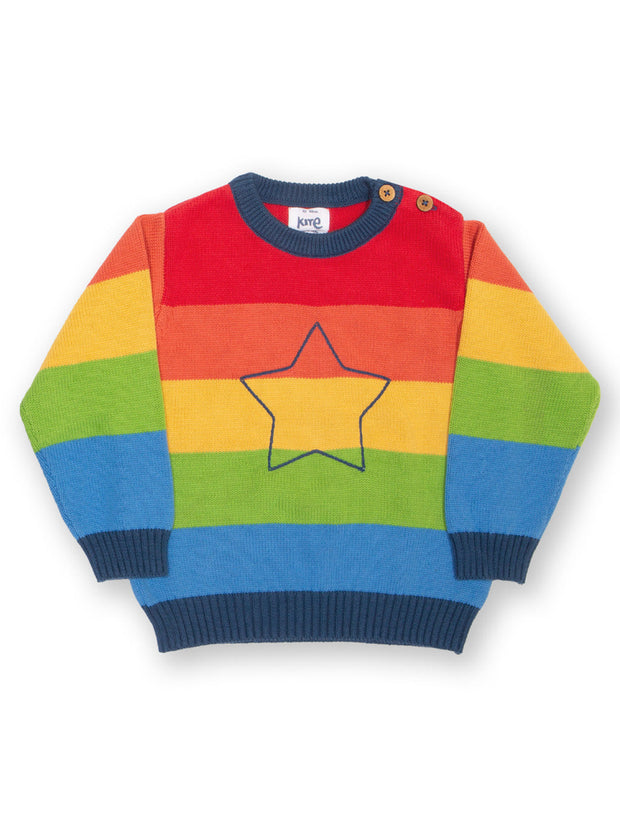 Regenbogenstern Pullover