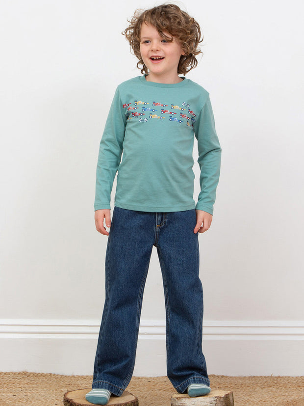 Weite Denim Jeans