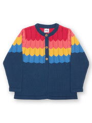 Zickzack Strickjacke