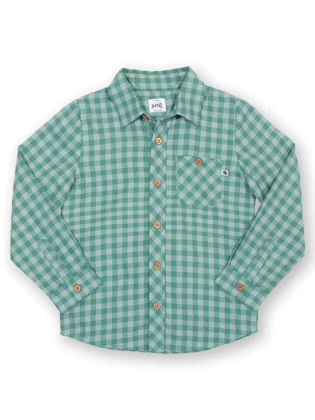Karo Shirt Thymiangrün