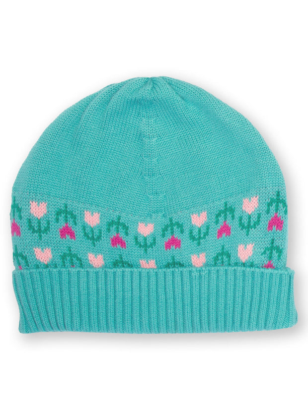 Hygge Mütze Blumenfabel
