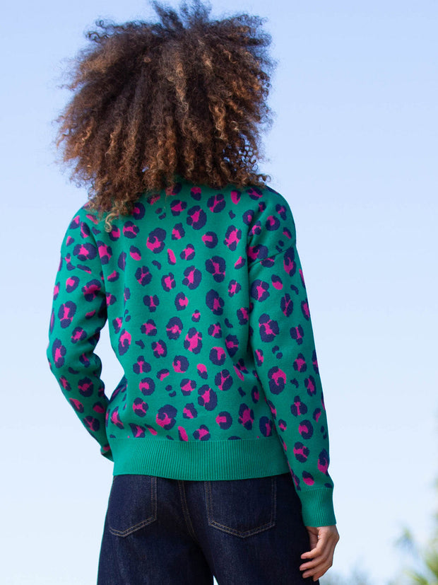 Piddletrenthide Strickpullover Leopard