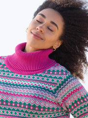 Puncknowle Rollkragen Strickpullover