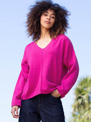 Loscombe Strickpullover Fuchsia