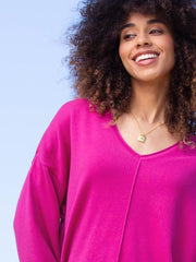 Loscombe Strickpullover Fuchsia