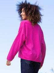 Loscombe Strickpullover Fuchsia