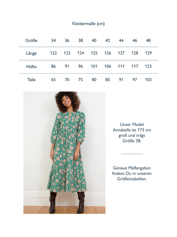 Bockhampton Cordkleid 3/4 Ärmel