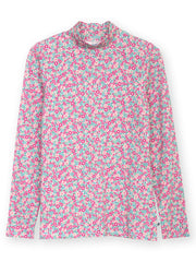 Bagber Rollkragen Jersey Shirt Blumenmeer