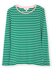 Portesham Jersey Shirt Emerald Streifen