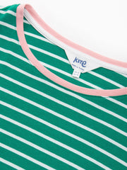 Portesham Jersey Shirt Emerald Streifen
