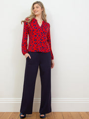 Athelhampton Jerseyhose Weites Bein