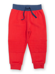 Stitch Patch Jogginghose Rot