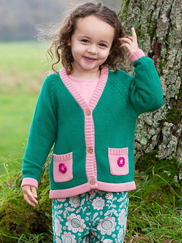 Volksblümchen Strickjacke