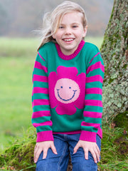 Fröhliche Blume Pullover