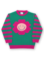 Fröhliche Blume Pullover