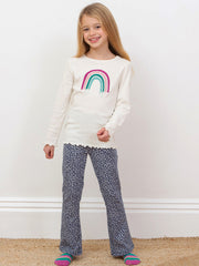 Pixie Petals Jogginghose im Flare Stil