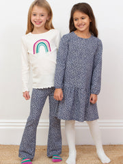 Pixie Petals Jogginghose im Flare Stil