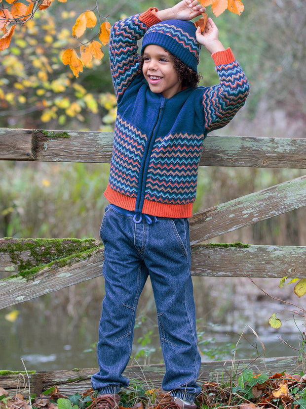 Hygge Jacke Zickzack