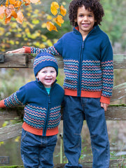 Hygge Jacke Zickzack