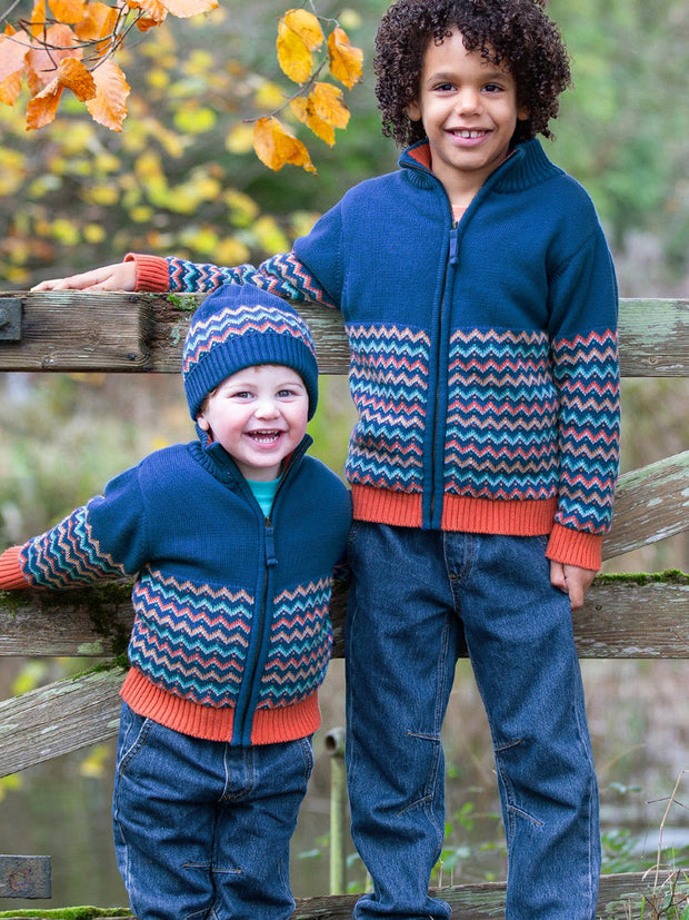 Hygge Jacke Zickzack