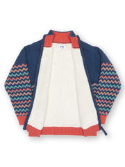 Hygge Jacke Zickzack
