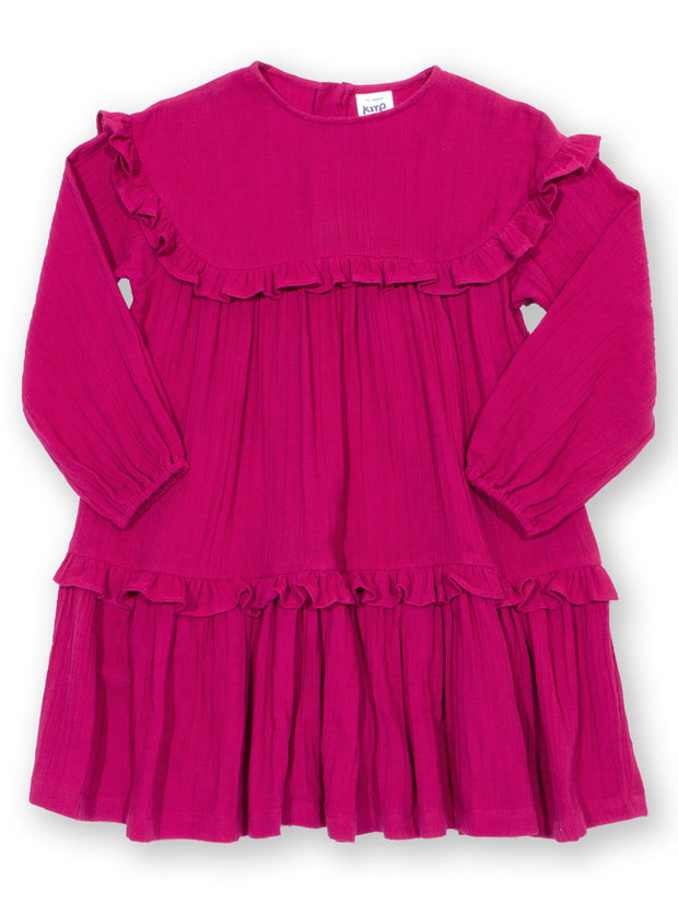 Rüschen und Falten Kleid