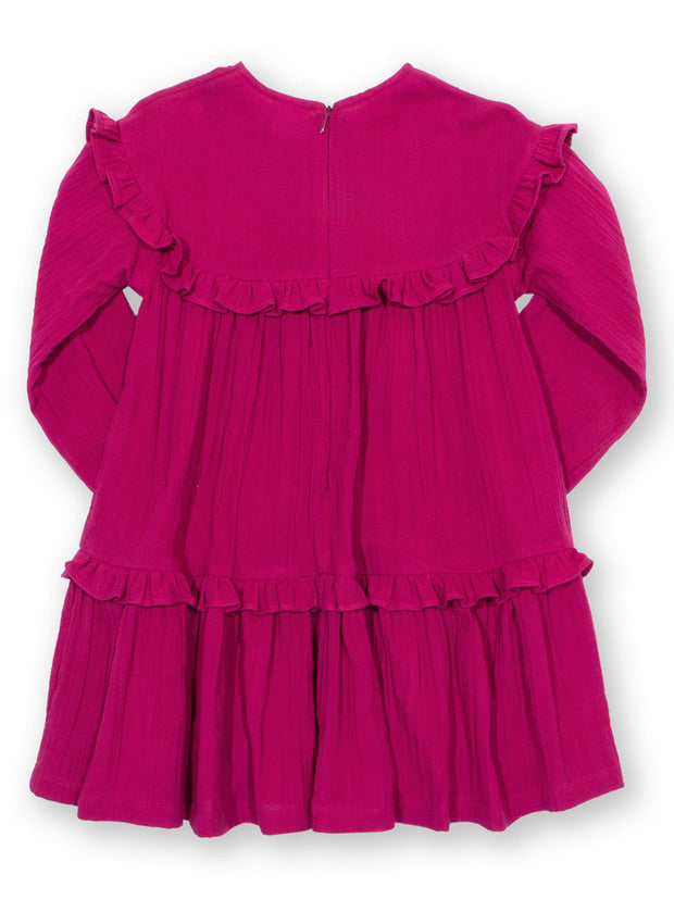 Rüschen und Falten Kleid