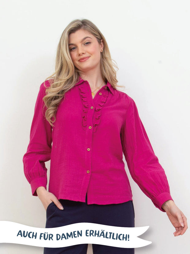 Rüschen und Falten Kleid