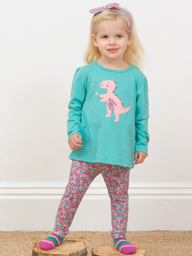 Ditsy Tales Leggings Rosa