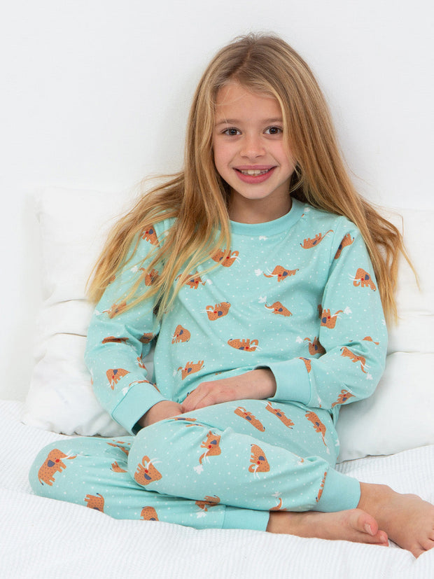 Mammut und Taube Pyjama
