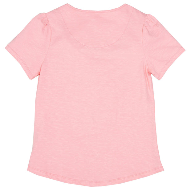 Flat shot of stour jersey t-shirt soft pink 