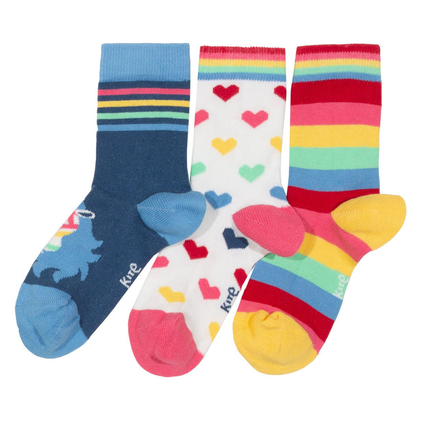 Rainbow Zebra Socken
