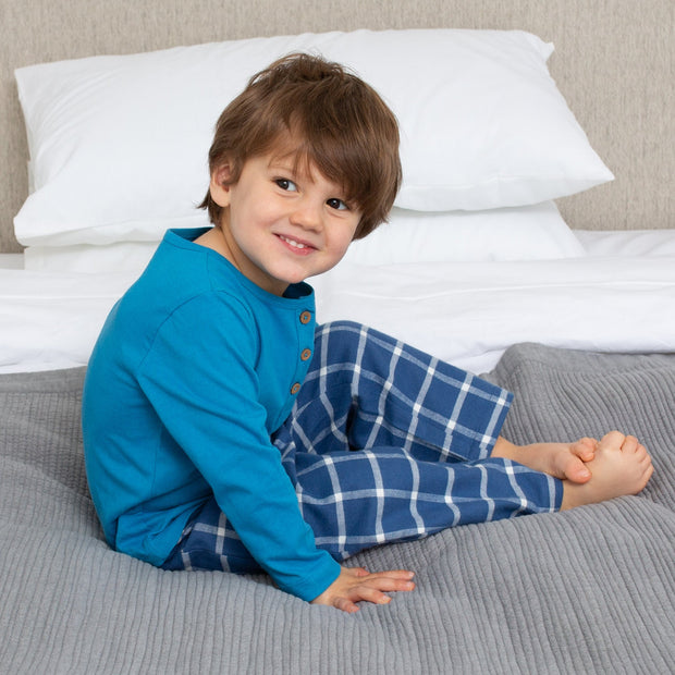 Boy in cranborne pyjama