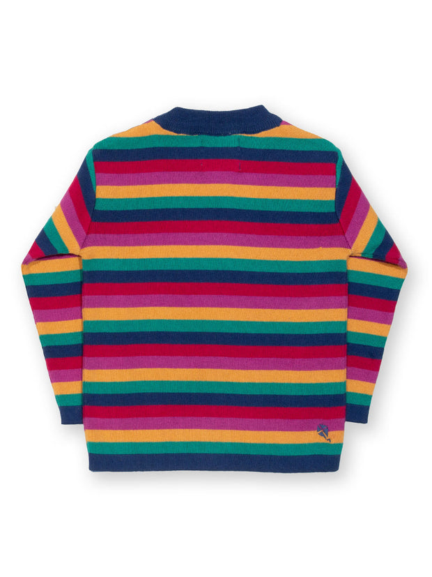 Rainbow Stripe Pullover