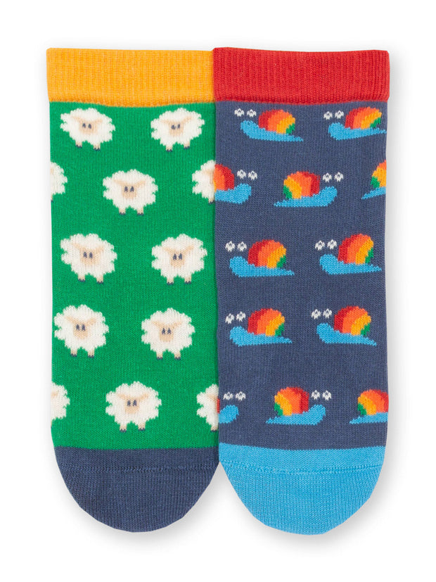 Rainbow Snail Socken