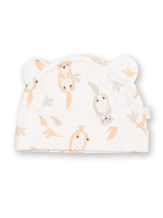 Kite - Baby bio-baumwolle Otterly Mützchen Creme - Interlock Stoff 