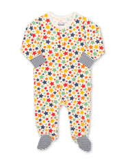 Kite - Baby bio-baumwolle Super Star Schlafanzug - Y-förmige durchgehende Druckknopfleiste 