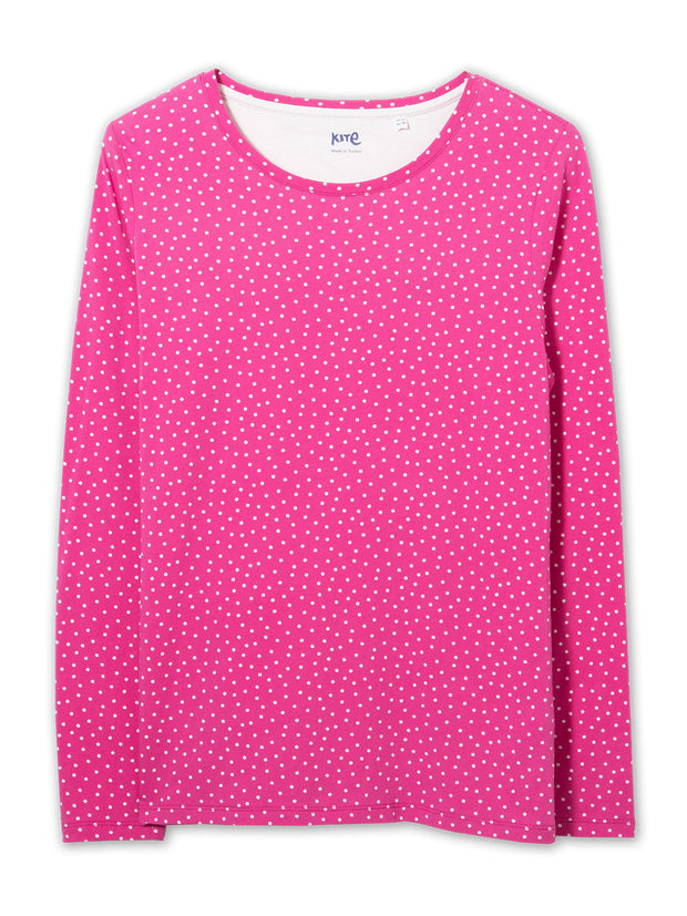 Tarrant Jersey Shirt Darling Dot Pink