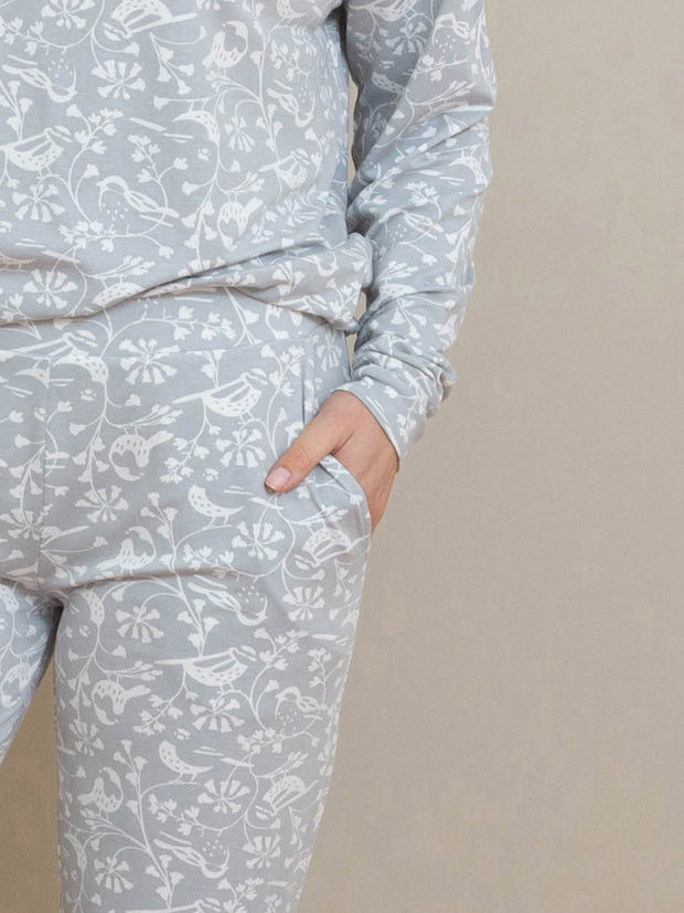 Lyme Loungehose mit Bündchen Garden Birds