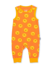 Kite - Baby bio-baumwolle Lionheart Latzhose Orange - Druckknöpfe