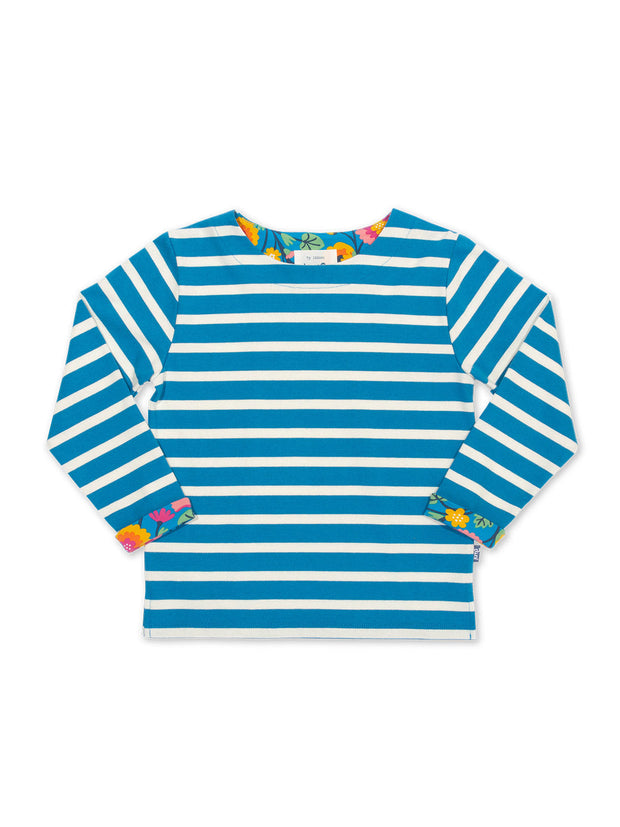 Kite - Baby bio-baumwolle Durdle Door Shirt Blau - Langarm